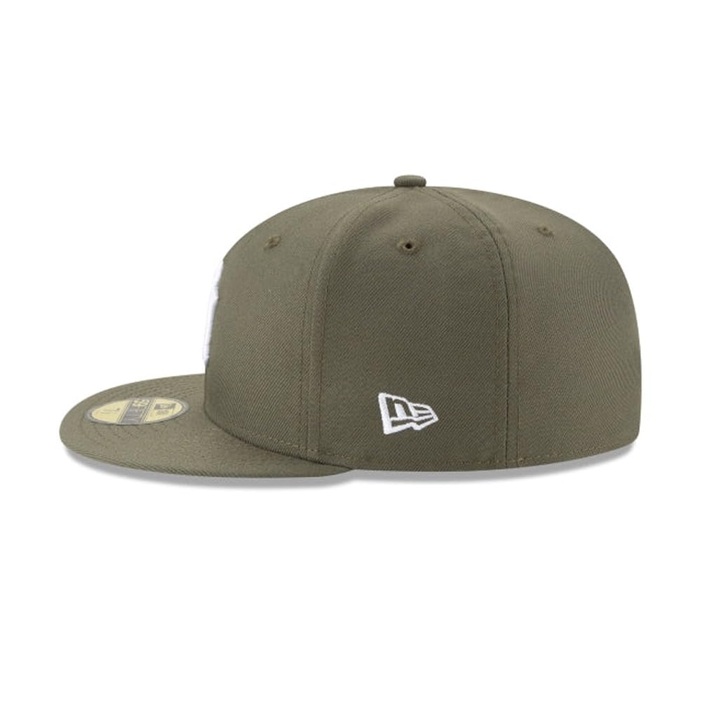 New Era MLB 59FIFTY Baseballkappe New York Yankees Olive Green Collection Fitted On Field Baseball Cap Hat