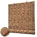 HJRD Tende in Bambu da Esterno, Naturale Avvolgibile Bamboo,Tende A Rullo per Interni, Oscurante Traspirante,Giardino, Balcone, Porta, Finestra(70x140cm/28x55in1pc)