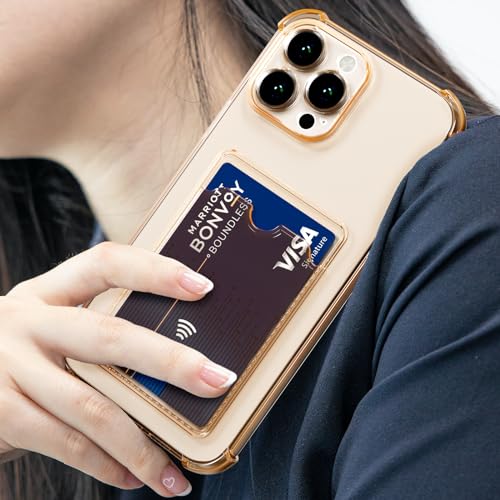 Image of AKABEILA Case for iPhone 15 Pro Purple Cute Phone Case Soft TPU Wallet Case Slim Bag Cover Shockproof with Card Slot Holder