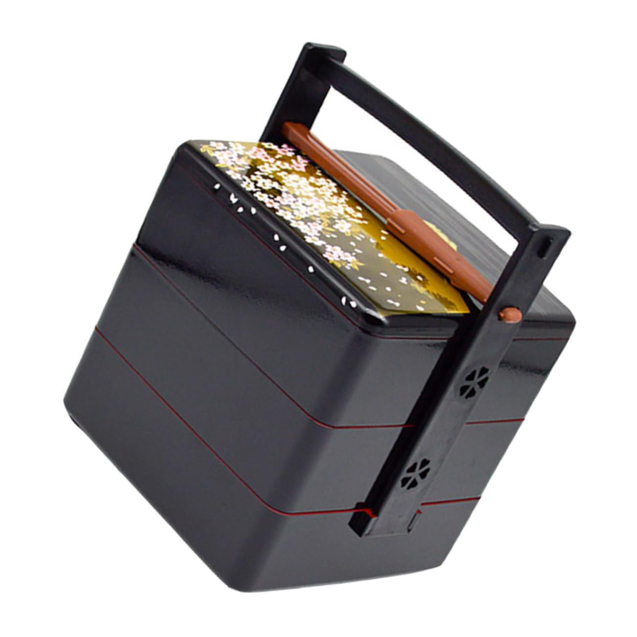 Cabilock Caja de Sushi Multicapa Contenedor Japonés Bento de Almacenamiento Caja de Comida Portátil para Picnic al Aire Exquisita