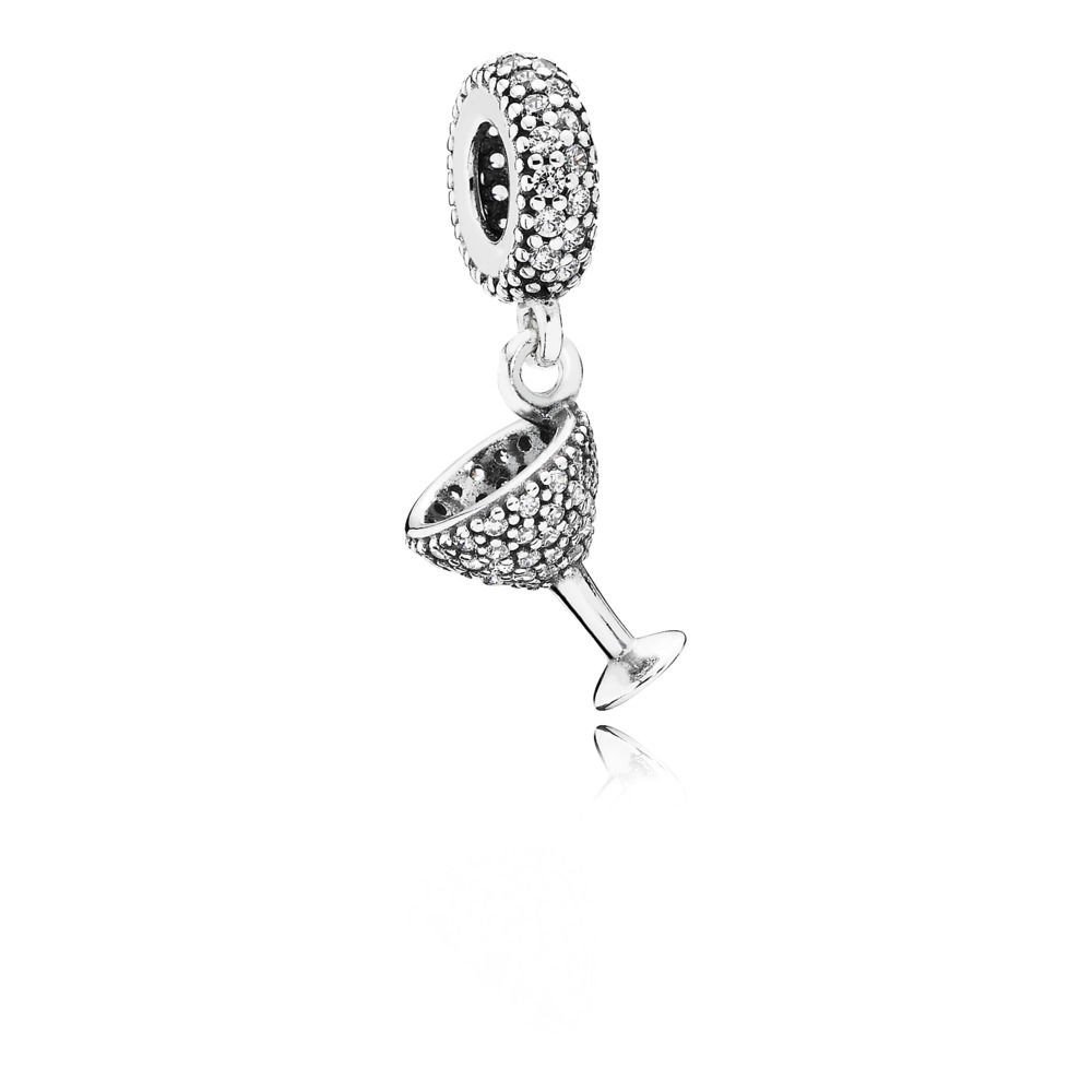 Charm colgante cóctel compatible con pulsera de plata de mujer 2