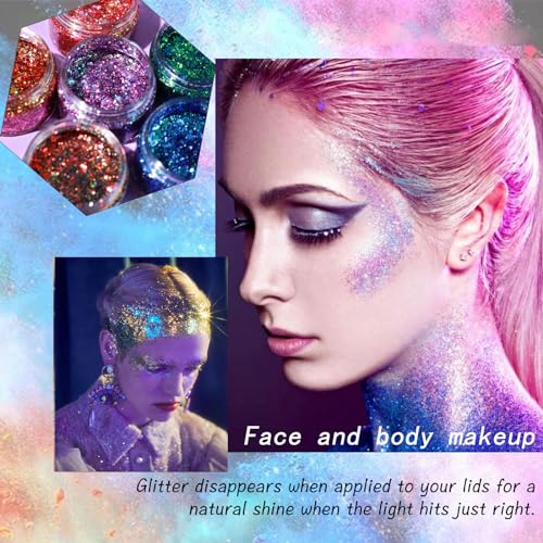 Purple-Body-Glitter-Gel-Chunky-Glitter-Gel-Makeup-for-Face-Hair-Nails-Party-Singer-Concerts-Music-Festival-Rave-Accessories-Mermaid-Holographic-Sparkling-Gel