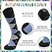 NKMOOS Argyle Men's Dress Socks Cotton Thin,Classic Pattern Argyle Socks for Men 9-12,Novelty Fun Fashion Colorful Soft Lightweight Casual Business Work Crew Sock Gifts for Men Size 10-13 Retro 12Pack