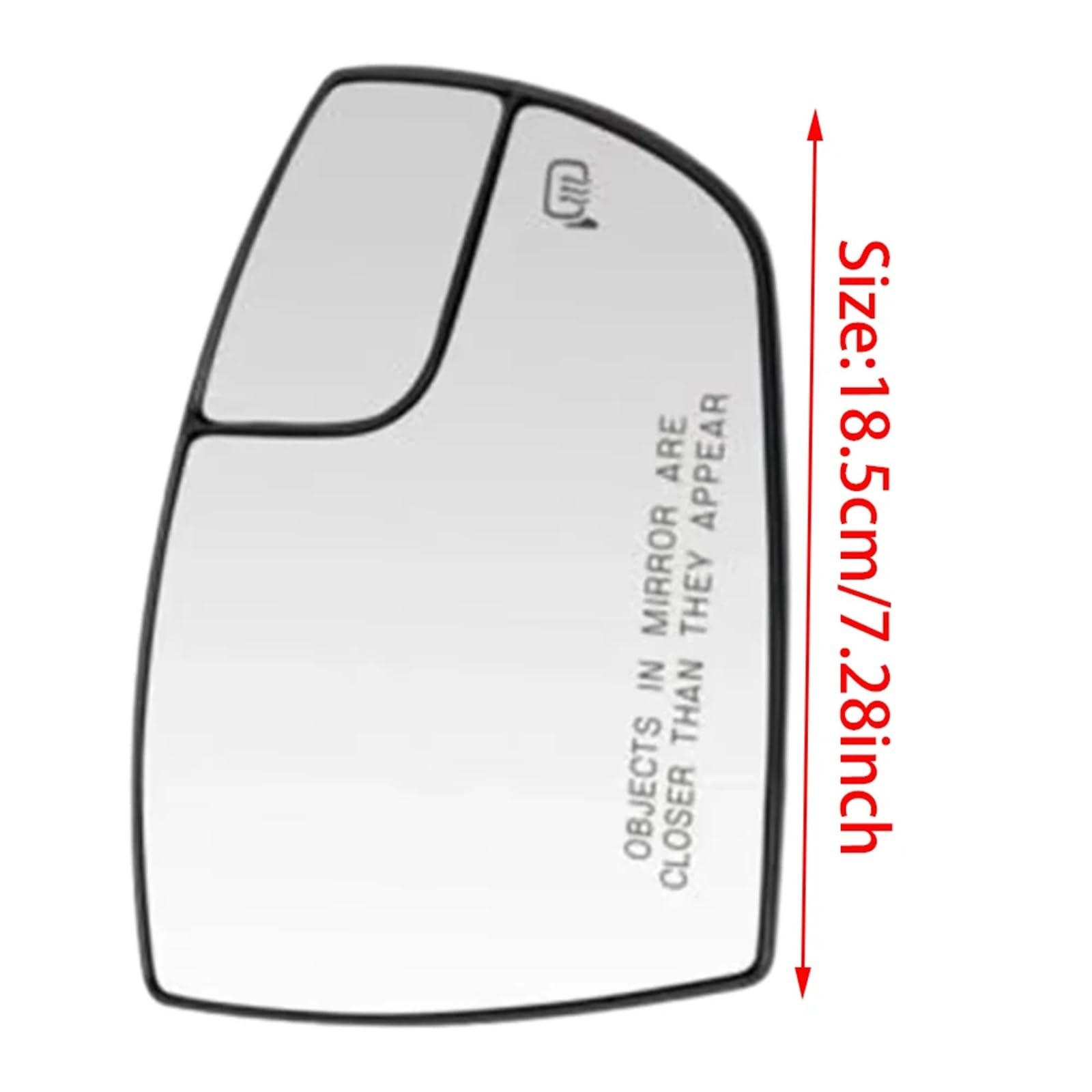 Vetro Dello Specchietto Retrovisore Lente specchietto retrovisore riscaldata per Ford Escape 2013-2016 per C-MAX 2013-2018 CJ5Z17K707B installare(Left)