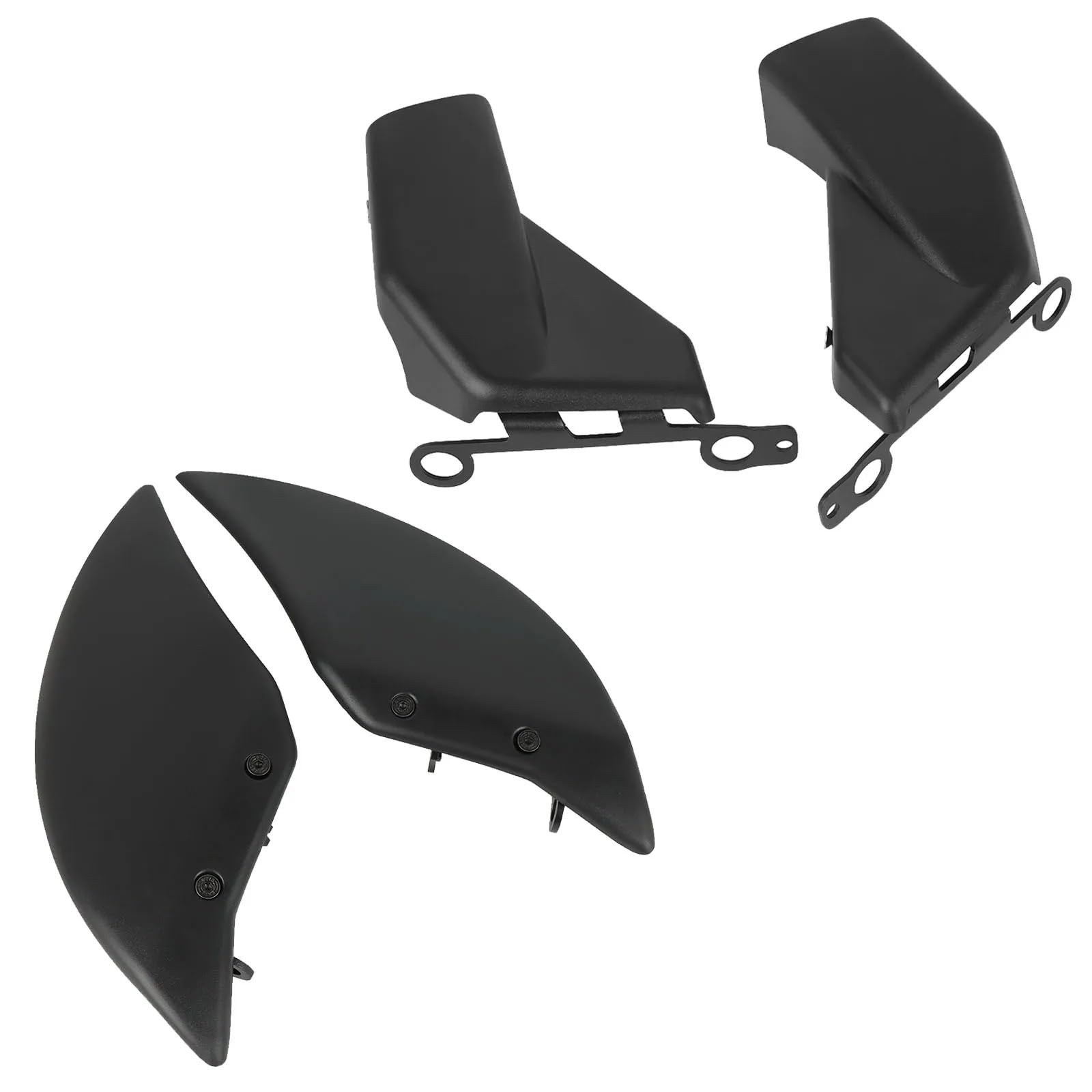 Conducto de aire Conducto Aire Freno Delantero Para T-MAX560 XP560E XP560 E | Kit de refrigeración de pinza de freno, conductos de aire, enfriador de disco delantero de motocicleta(Gloss black)
