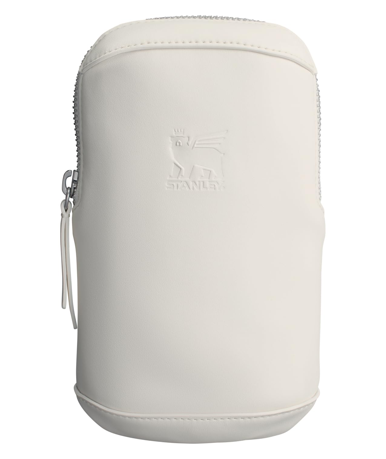 StanleySTANLEY Cross Bottle Essentials Case Max | Phone, Wallet, Keys Holder for Water Bottle | Faux Leather Accessory Pouch for Carry All Strap | Tumbler Cup Accessories | BPA-Free | Cream