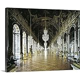 Hall of Mirrors in The Palace of Canvas Wall Art Print, Architecture Artwork