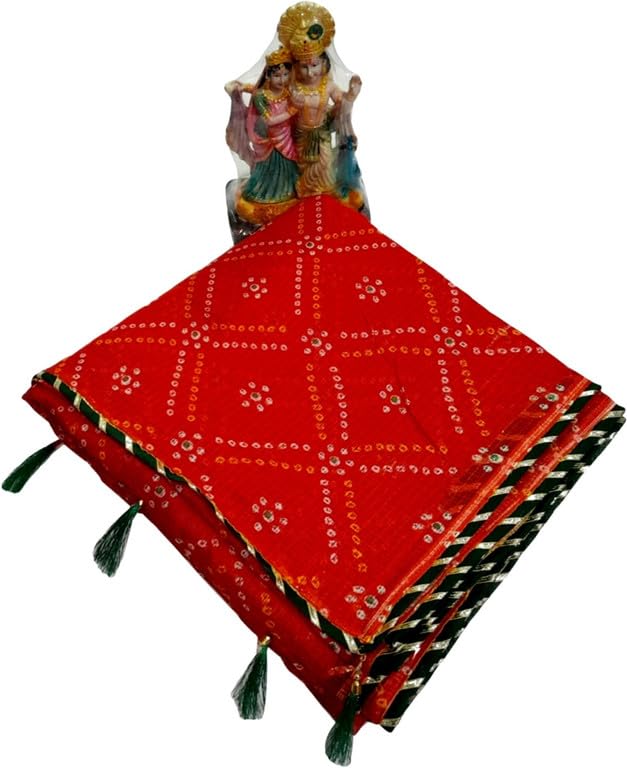 Image of Lado Rani Kota Doria Cotton Silk Flower Print sarees with blouse
