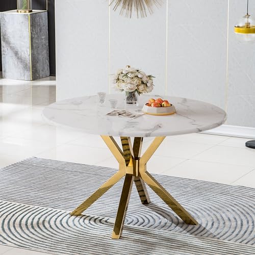 White Dining Table Modern White Round Rotary Lazy Susan