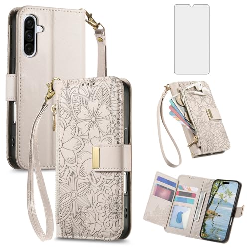 Accessoires Samsung Galaxy A56 5G Asuwish étui portefeuille et protection écran