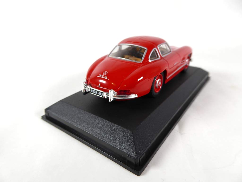 OPO 10 - Miniature car compatible with Mercedes Benz 300 SL red 1/43 (RBA23) - Image 3