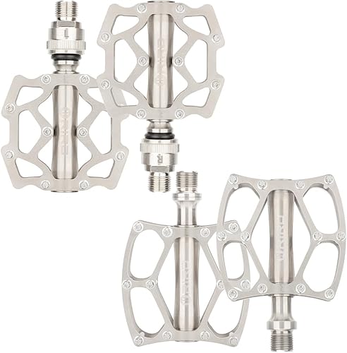 Miniatura 3 de 1 par MTB aleación de titanio pedal ultraligero montaña bicicleta pedal titanio carretera barril eje eliminación rápida rodamiento pedal