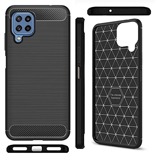 Amazon Brand - Solimo Back Cover Case for Samsung Galaxy M32 4G / Samsung Galaxy F22 4G | Compatible for Samsung Galaxy M32 4G / Samsung Galaxy F22 4G Back Case | Soft and Flexible (TPU | Matte Black) 3 51QrNAyVckL