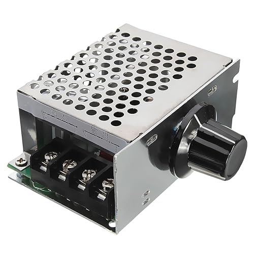 Image of Shockley E-DIMMER AC 50-220V 4000W SCR Triac Electric Voltage Regulator Temperature /Motor Speed Controller Light Dimmer (4000W SCR Triac - 1 Piece)