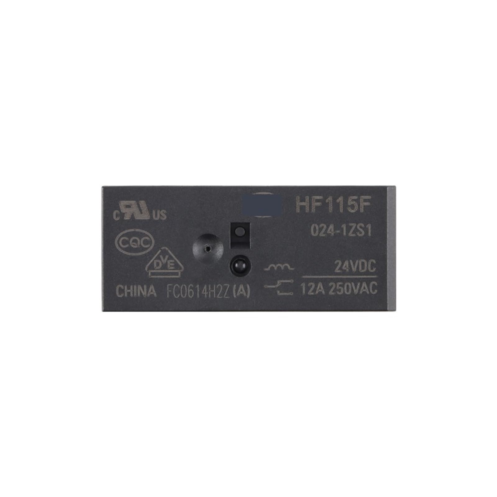 5 Pièces Relais HF115F-005-1ZS1 HF115F-012-1ZS1 HF115F-024-1ZS1 250V 12A Relais 5 Broches Relais 5V/12V/24VDC(HF115F-005-1ZS1)