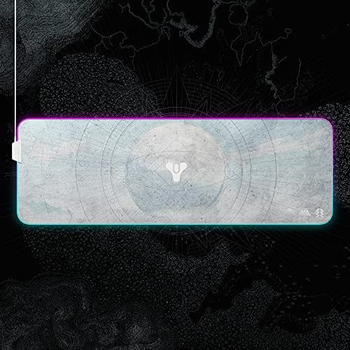 Image of SteelSeries QcK Gaming Surface - XL RGB Prism Cloth Optimized for Gaming Sensors - Destiny 2 Limited Edition Design