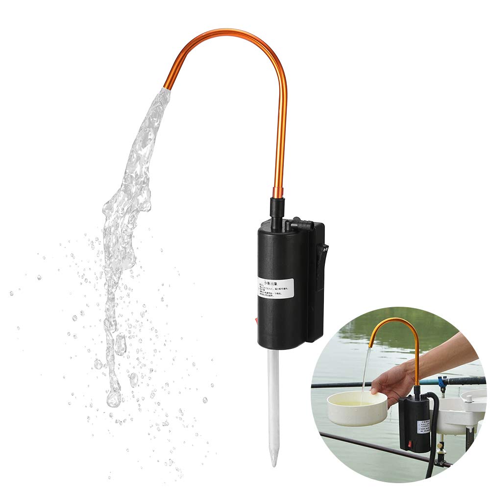 Tomshine Fishing Suction Device Charge Automatic Pump Intake Hand Washers Water Absorber Machine Outdoor Fishing Equipment Tool