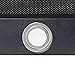 AKDY Convertible Kitchen Wall Mount Range Hood in Black Painted Stainless Steel with Lights and Carbon Filters (30 in.)