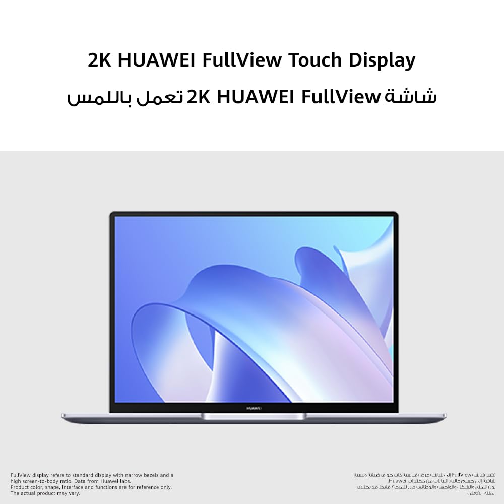 HUAWEI MateBook 14 Laptop, 2K HUAWEI FullView Touch Display, 12th