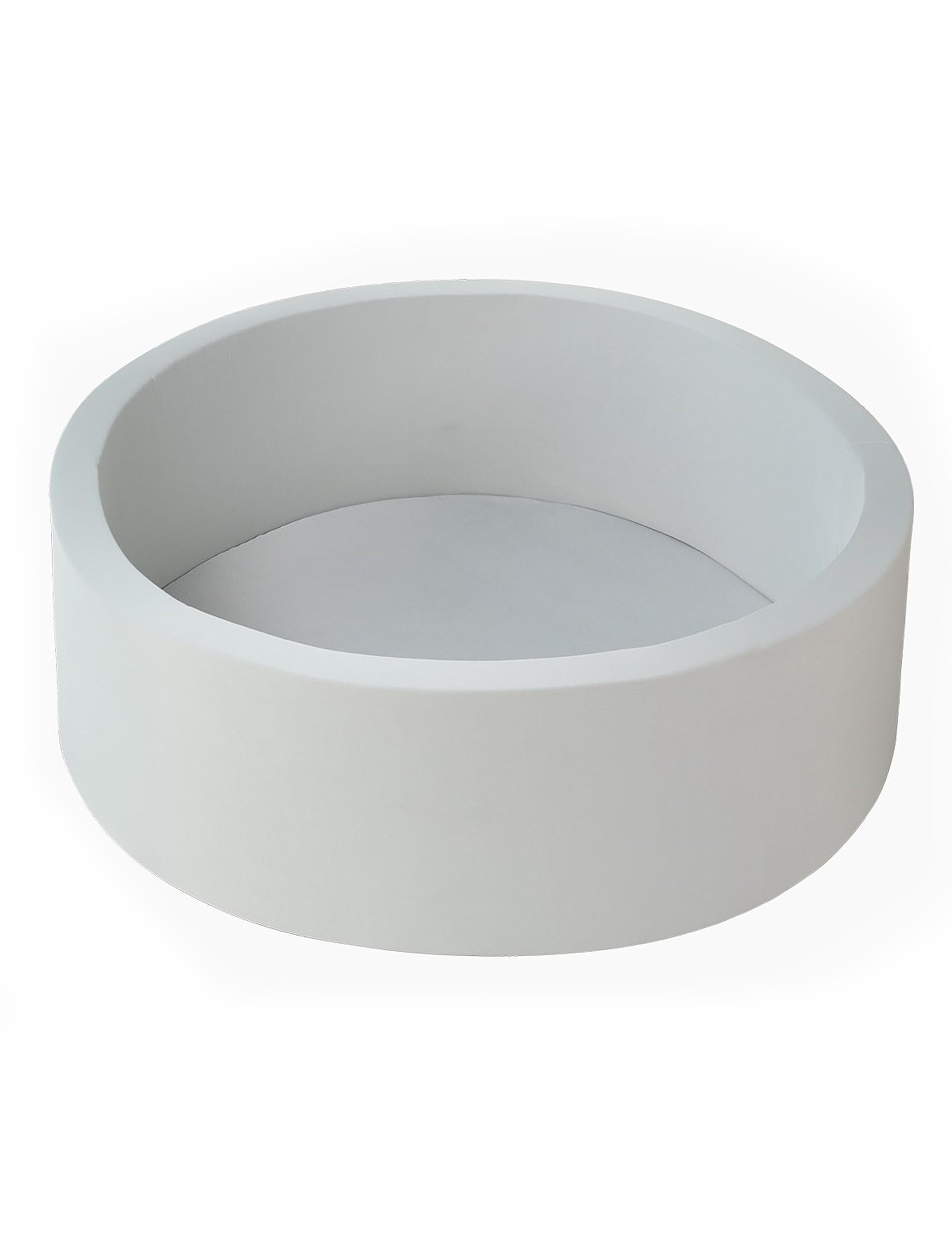 IAGBIBUI Ball Pit for Toddlers, Baby Foam Soft Round Ball Pits for Indoor Outdoor Playpen, Ideal Gift for Kids Children, Balls Not Included (Grey