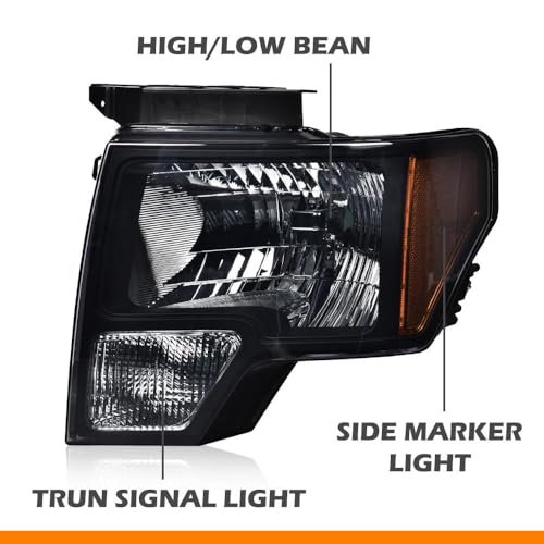 Image of G-PLUS Headlights Assembly Compatible with 2009-2013 Ford F150