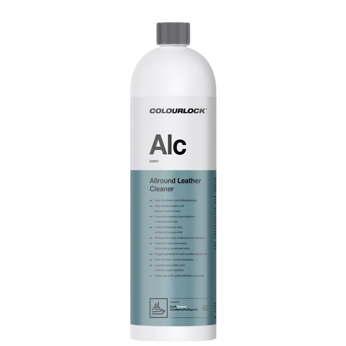 wortek Lederreinigungsset aus Koch Chemie Allround Leather Cleaner 1L ALC inkl Microfaser Poliertuch Boot Leder Pflege Schiff Leder Reinigung Yacht Leder Reiniger