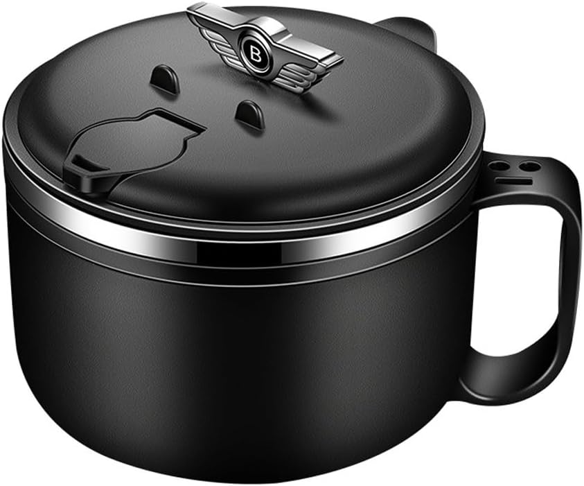 Stainless Steel Instant Noodle Bowl Student Rice with Lid Insulation Sealed Cup Artifact