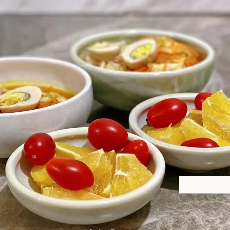 Assiettes Service de Table Bol à nouilles japonais en céramique, assiette à Dessert, bol à riz, assiette à légumes, verre à vin Assiette(5PCS)