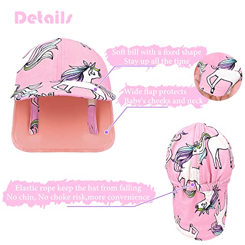 Image of Toddler Boys Sun Hat Kids Flap Hat Beach Sun Protection Hat UPF 50+ for Boys Girls