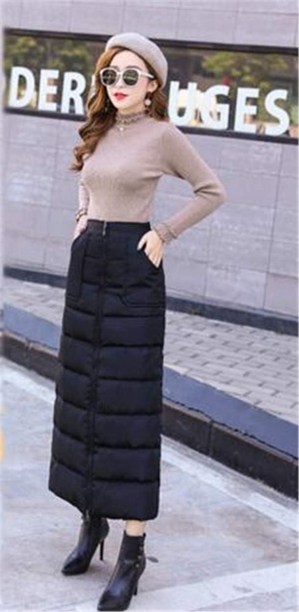 キルティングスカート ロング丈 防寒 スカート 巻きスカート ひざ掛け ブラック L