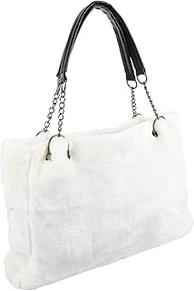 Bolsa Bolsa Felpuda Para Mulheres Bolsa De Sintética Bolsa Fofa Bolsa De Pelúcia Sacola Felpuda Bolsa Grande Bolsas De Mão Bolsa De Bolsa De Pelúcia Bolsa De Ombro De