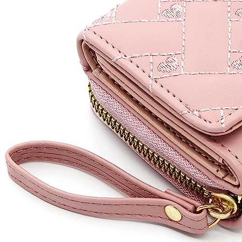 Women Short Wallet PU Leather Credit Card Holder Fashion Small Coin Purses Change Pocket Business for Girls.black4