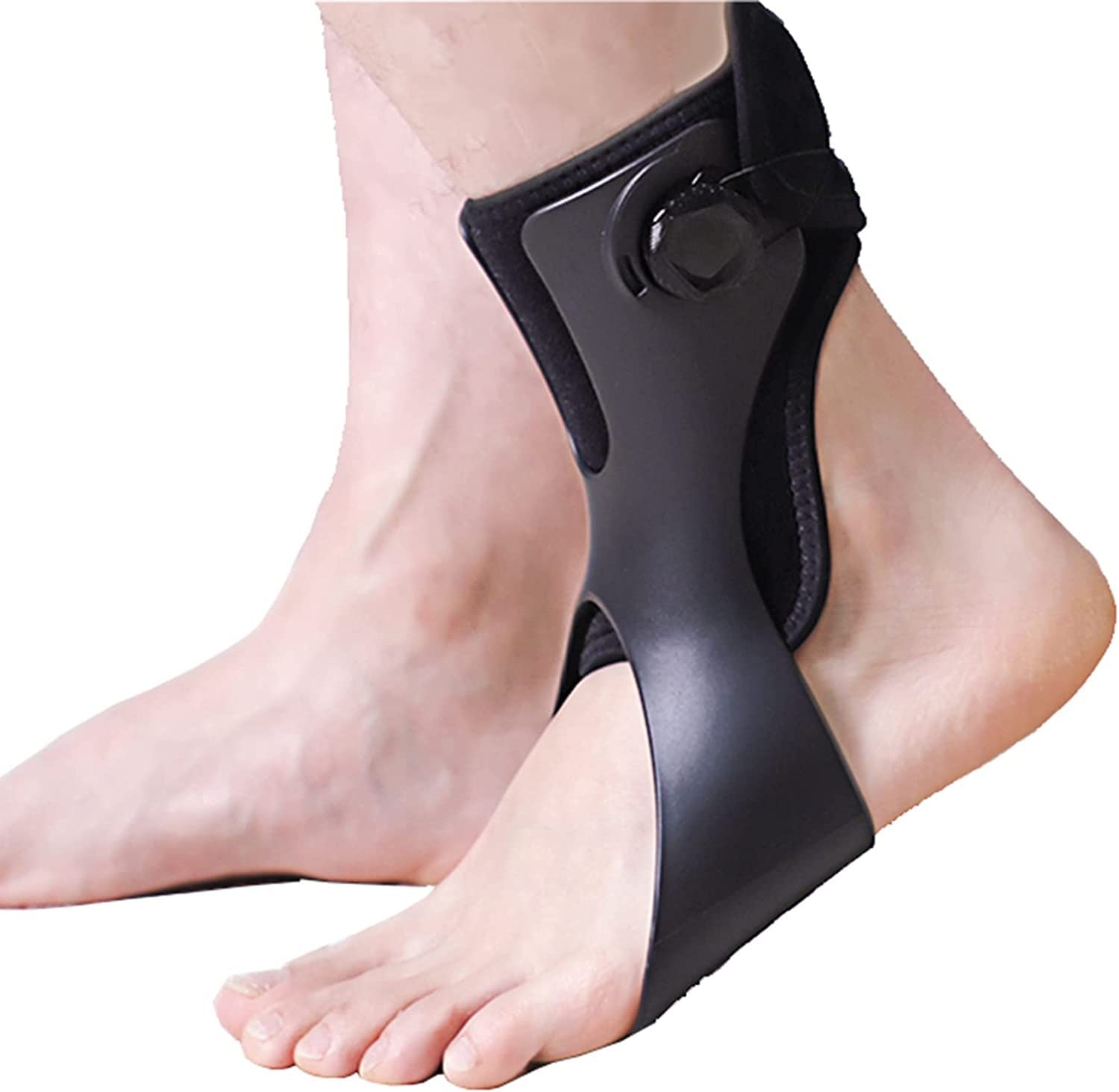 Ortesis De Tobillo Y Pie, Soporte De Ortesis De Pie De Tobillo, Brace De Soporte De Ortesis De Pie Del Tobillo, AFO Lágranos De Tobillo para Equipos De Rehabilitación De Hemiplegia Right,X-Large