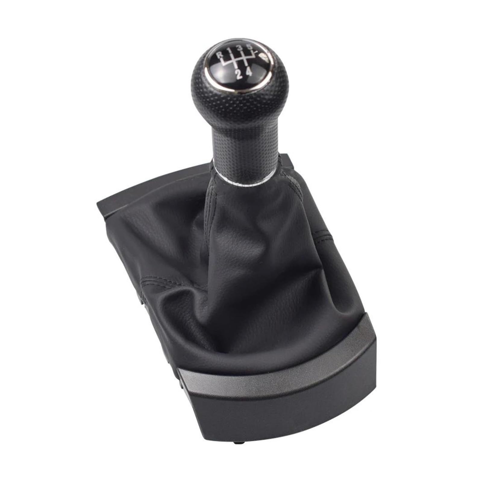 MOCALUX Gear Stick Shift Lever Knob for Seat for Ibiza 2002-2010 5 Speed Car Gear Knob Lever Modification Parts(B)