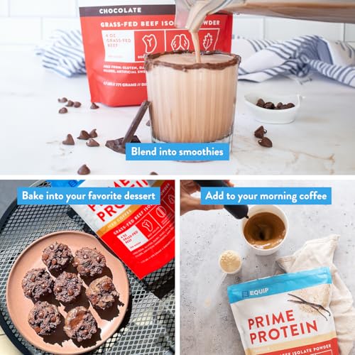 image for Equip Foods Prime Protein Powder | Clean, Grass Fed Beef Protein Isola