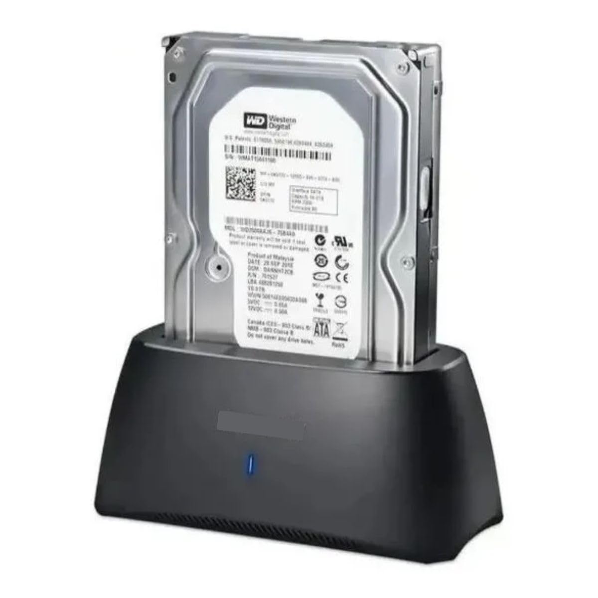 Dock Station HD SATA 2.5 e 3.5 USB 3.0 Base Externa para HD SSD com Fonte Cabo USB Alta Velocidade Plug and Play Backup e Transferência de Dados Compatível PC Notebook PREMIUM