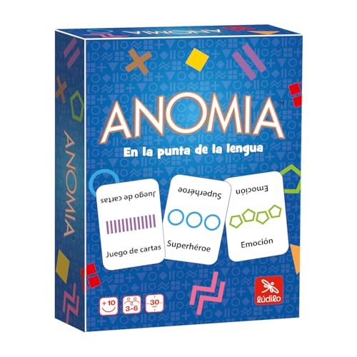 Ludilo - Anomia | Juego De Mesa 10 Años O Más | Juego De Mesa Adulto Y Niños | Juegos De Cartas De 3 A 6 Jugadores | Juego Cartas De Partidas De 30 Min