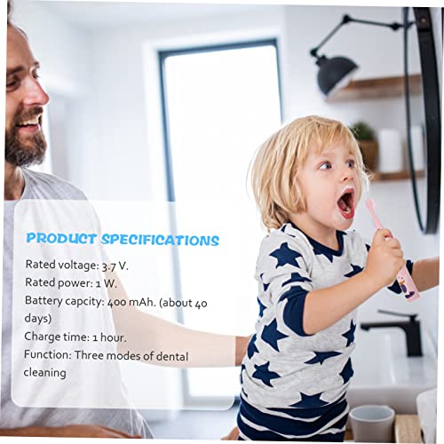 Gatuida 2 Sets Elektrische Zahnbürsten Für Jungen Und Mädchen Elektrische Zahnbürsten Für Jungen Und Mädchen Sanft Zur Zahnfleischreinigung Cartoon-design – Bild 8