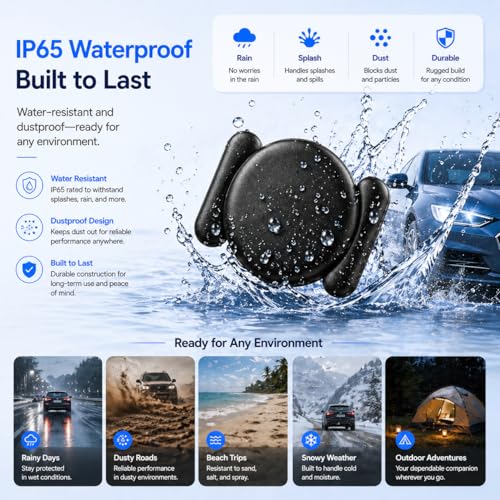 Image of GPS Tracker for Vehicles,Magnetic Waterproof Car Tracker, No Monthly fees, Mini Portable GPS Tracker for Cars, Trucks, Motorcycle, Anti-Theft（Android Only）