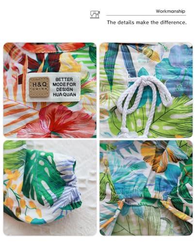 Disfraz hawaiano para perro pequeño color rojo talla S miniatura 3