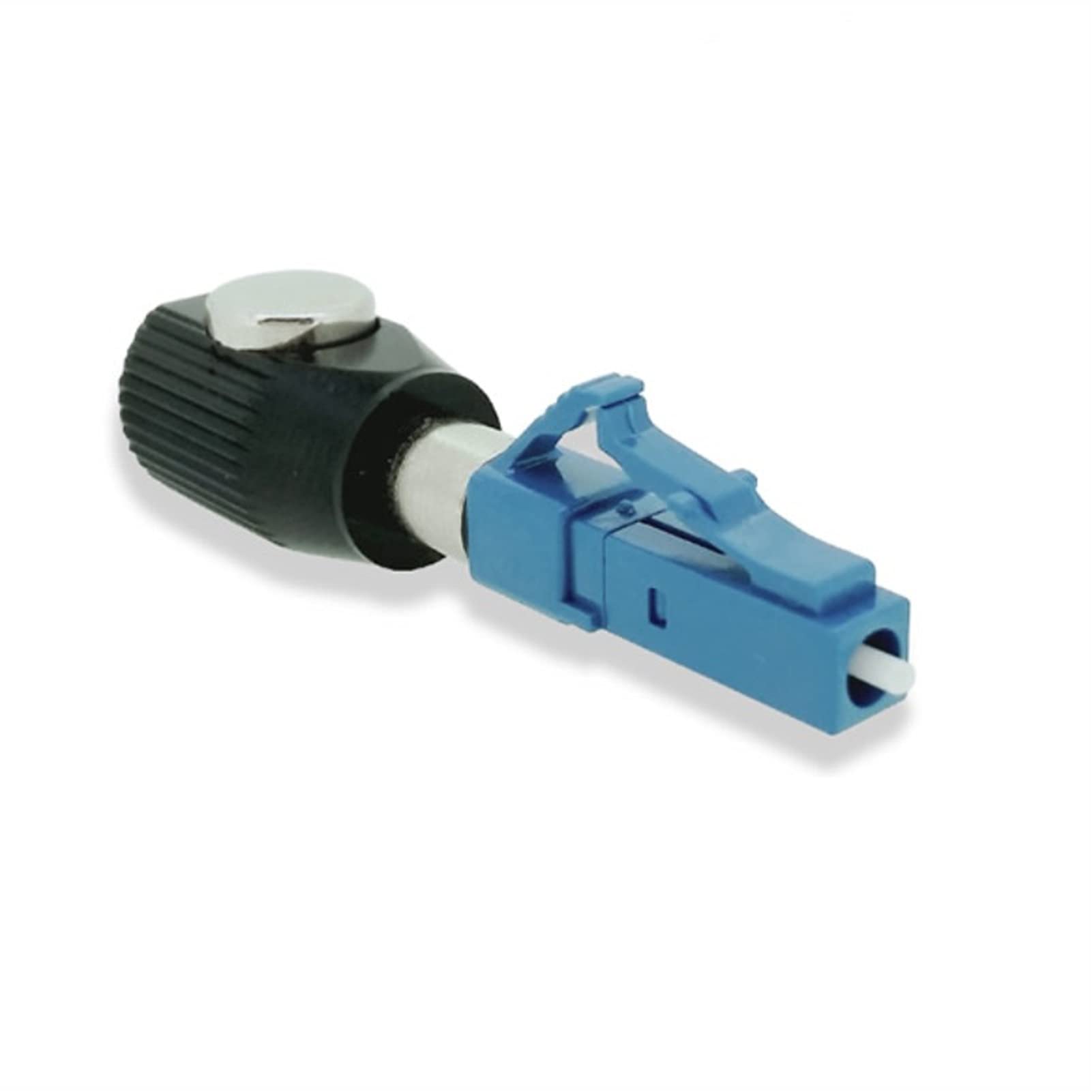 Accessoires de Fibre Optique LC UPC Type Rond Nu Fibra Optica Adaptateur, LC Adaptateur Fibre Optique LC UPC Coupleur de Fibre Nue Bride Connecteur