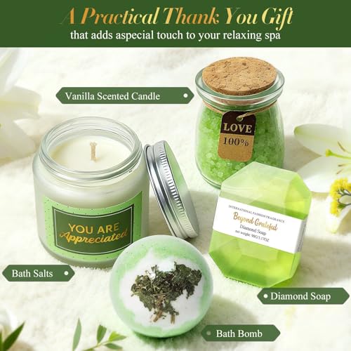 Thank You Gifts Basket for Women,Appreciation Gifts for Women,Nurse,Friends,Mom,Her,Teacher Employee Appreciation Gifts Boxes Thanksgiving Christmas Birthday Gift Set - Image 4