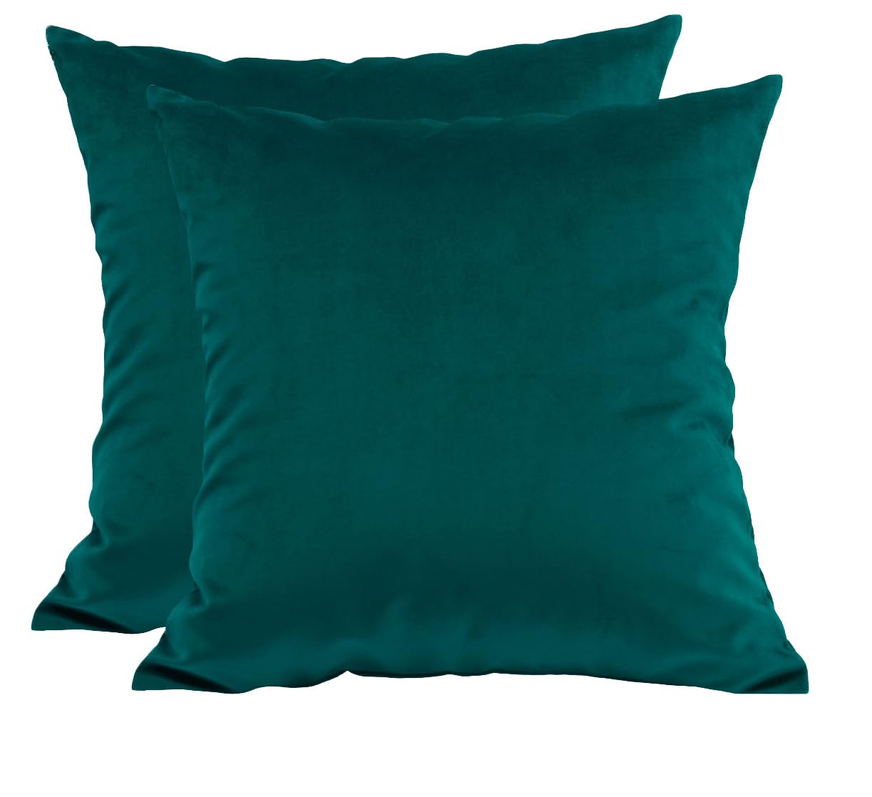 TangDepot 2-Pack Super Soft Velvet Pillow Covers, 20x20 Grass Green — view 58