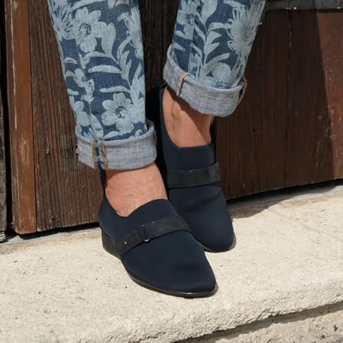 Image of Revere Genoa Women's Stretch Loafer - Elegant Adjustable Leather with Super Soft Stretch Upper and Contoured Removable Footbeds