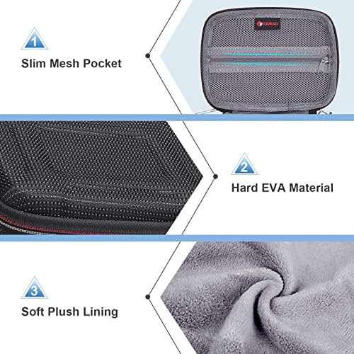 XANAD 2-in-1 Case for Samsung T7 Shield / Samsung T7 / Samsung T7 Touch Portable SSD Hard EVA Storge Bag