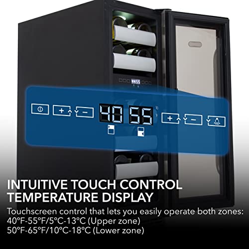 Whynter Bwr-171Ds 17 Bottle Stainless Steel Dual Zone Built Wine Refrigerators-Elite Series With Seamless Doors #TOP4