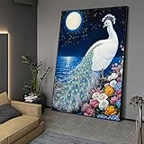 30% MORE DIAMOND : --- Diamond art paon kits perles de diamond ont de multiples facettes qui captent la lumière et créent un effet de scintillement, ce qui rend les perles plus brillantes, l'ensemble de la peinture semble plus tridimensionnelle et plus vivante, plus éclatante et plus magnifique. 30 % de diamond supplémentaires sont ajoutés à chaque couleur. donc suffisamment de diamond pour terminer le tableau