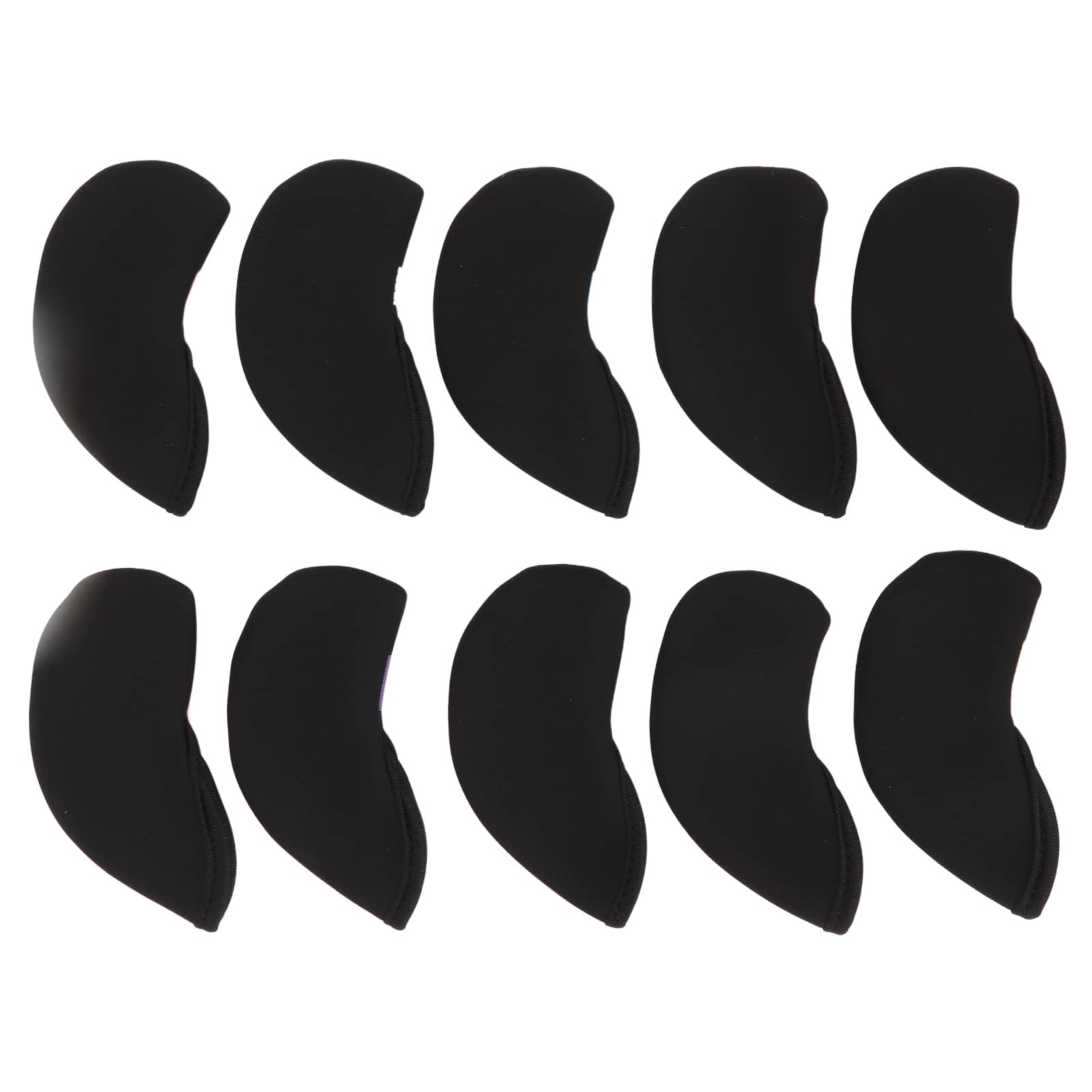 BORDSTRACT Copritesta in Ferro da Golf Premium da 10 Pezzi, per Protezione Mazze, Neoprene Impermeabile, con Grande Numerazione dei Colori