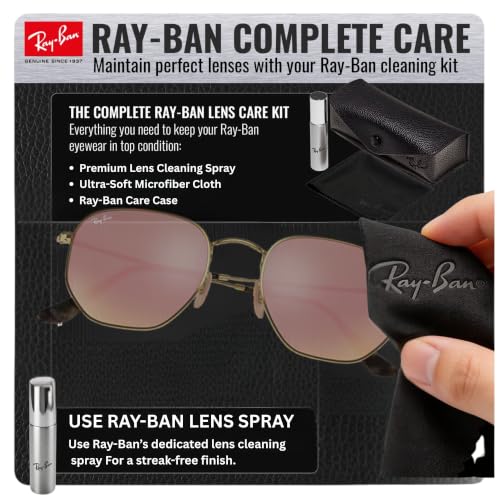 Image of Ray-Ban RB3548N HEXAGONAL FLAT LENSES Sunglasses w /Official Eyewear Kit