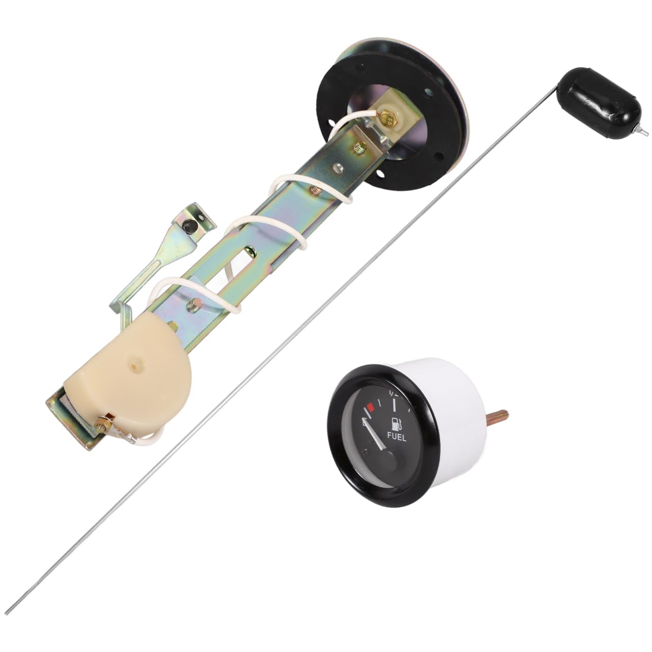 Cabilock 12V Auto-Tankanzeige Mit Anzeige Präzise Kraftstoffstandsanzeige Für Fahrzeugersatz Universelle Kraftstoffmessung Für Sichere Fahrt